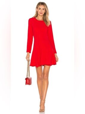 Amanda Uprichard Dress in Lipstick Red Size Small NWOT